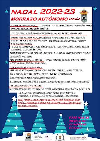 Programa de Nadal - Cabalgata de Reis do Morrazo Autónomo (2025-2026) en Moaña