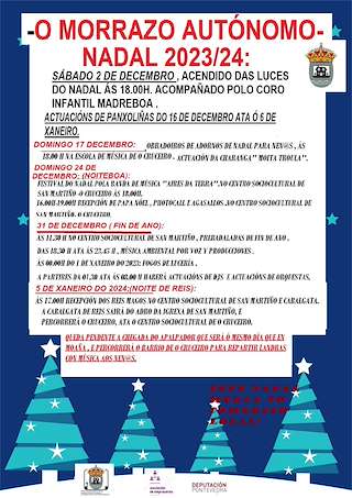Programa de Nadal - Cabalgata de Reis do Morrazo Autónomo (2025-2026) en Moaña