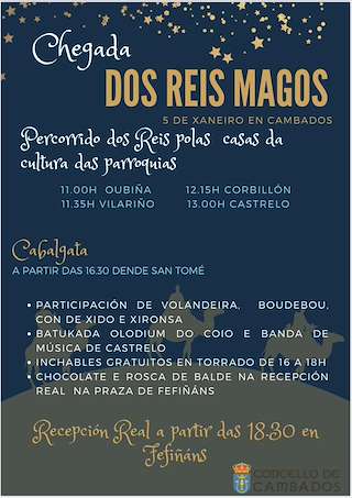 Programa de Nadal - Cabalgata de Reis (2025-2026) en Cambados