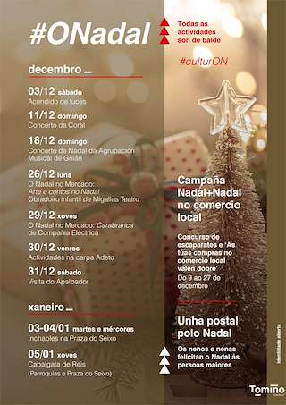 Programa de Navidad – Cabalgata de Reyes (2025-2026) en Tomiño