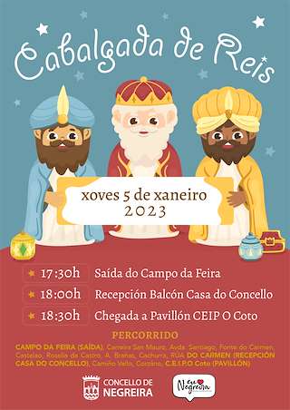 Cabalgata de Reyes (2026) en Negreira