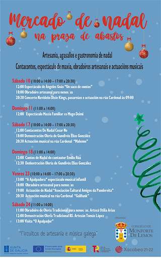 Programa de Navidad – Cabalgata de Reyes (2025-2026) en Monforte de Lemos