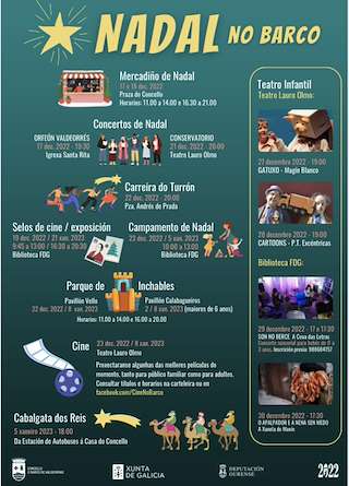 Programa de Nadal - Cabalgata de Reis (2025-2026) en O Barco de Valdeorras