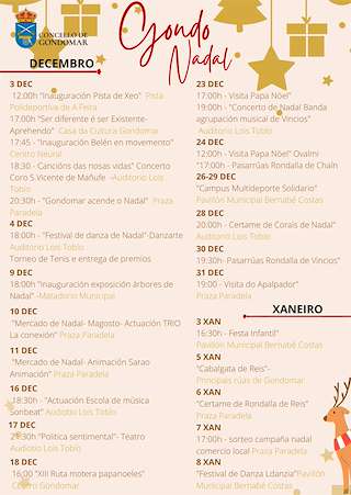 Programa de Nadal - Cabalgata de Reis (2025-2026) en Gondomar