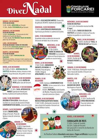 Programa de Navidad – Cabalgata de Reyes (2025-2026) en Forcarei