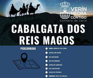 Programa de Nadal - Cabalgata de Reis en Verín