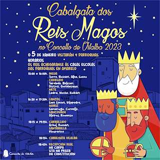 Programa de Nadal - Visita dos Reis Magos en Vilalba