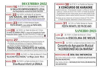 Programa de Navidad – Cabalgata de Reyes en Xove
