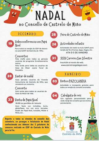 Programa de Nadal - Cabalgata de Reis en Castrelo de Miño