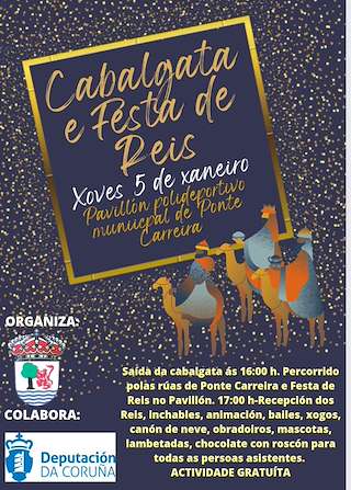Programa de Navidad – Cabalgata de Reyes en Frades