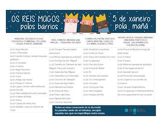 Programa de Navidad – Cabalgata de Reyes en O Rosal