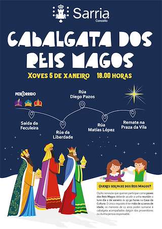 Programa de Nadal - Cabalgata de Reis en Sarria