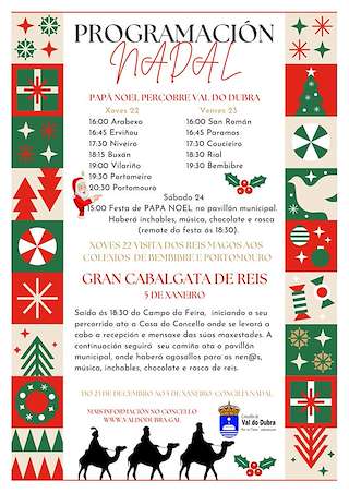 Programa de Navidad – Cabalgata de Reyes en Val do Dubra