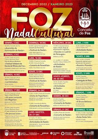 Programa de Navidad – Cabalgata de Reyes en Foz
