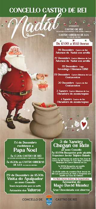 Programa de Nadal - Cabalgata de Reis (2025-2026) en Castro de Rei