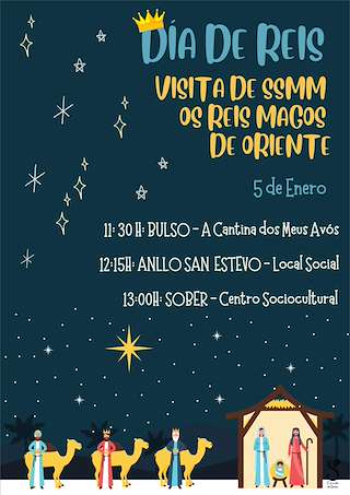 Programa de Nadal - Visita dos Reis (2025-2026) en Sober
