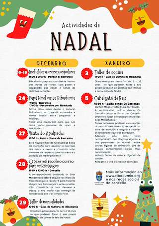 Programa de Navidad – Cabalgata de Reyes en Ribadumia