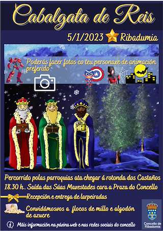 Programa de Navidad – Cabalgata de Reyes en Ribadumia