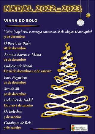 Programa de Navidad – Cabalgata de Reyes (2025-2026) en Viana do Bolo