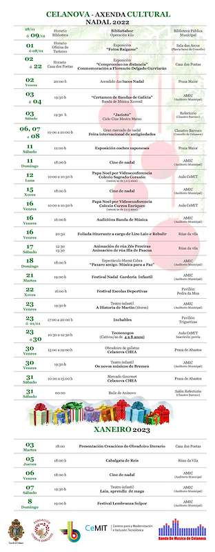 Programa de Navidad (2025) en Celanova