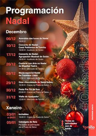 Programa de Navidad – Cabalgata de Reyes (2025-2026) en Tomiño
