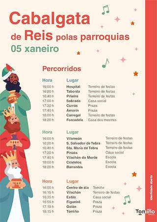 Programa de Navidad – Cabalgata de Reyes (2025-2026) en Tomiño