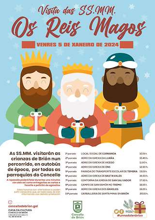 Programa de Navidad – Cabalgata de Reyes en Brión