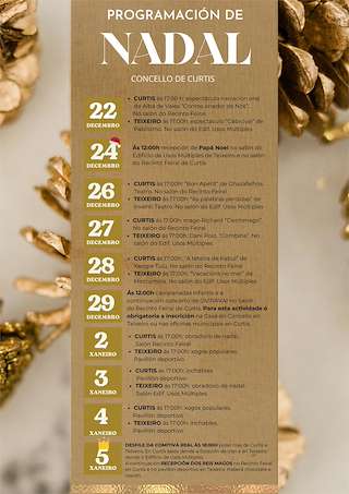 Programa de Navidad – Cabalgata de Reyes en Curtis