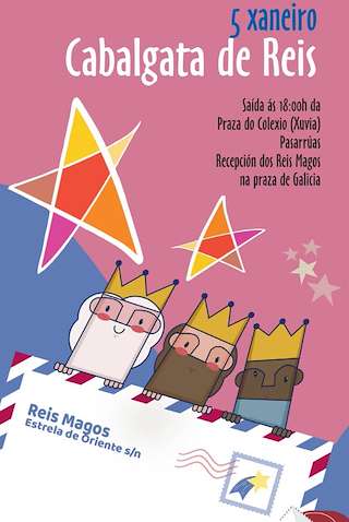 Programa de Nadal - Cabalgata de Reis en Narón