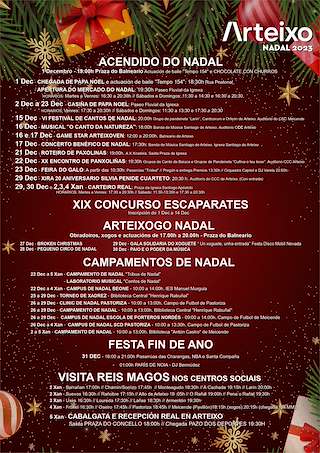 Programa de Nadal en Arteixo