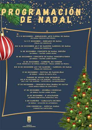 Programa de Nadal - Cabalgata de Reis (2025-2026) en O Barco de Valdeorras