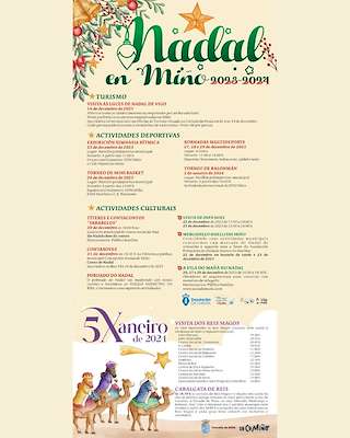 Programa de Nadal - Cabalgata de Reis (2025-2026) en Miño
