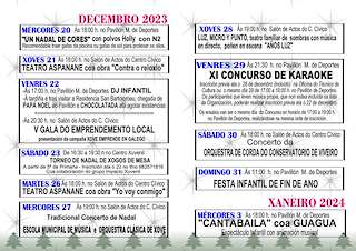 Programa de Navidad – Cabalgata de Reyes en Xove