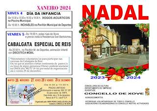 Programa de Navidad – Cabalgata de Reyes en Xove