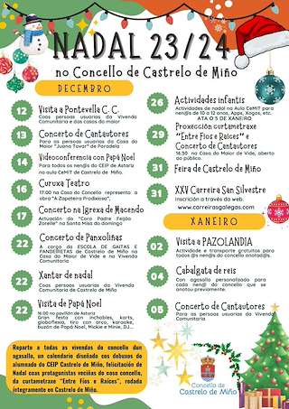 Programa de Nadal - Cabalgata de Reis en Castrelo de Miño