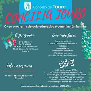 Programa de Navidad – Cabalgata de Reyes (2025-2026) en Touro