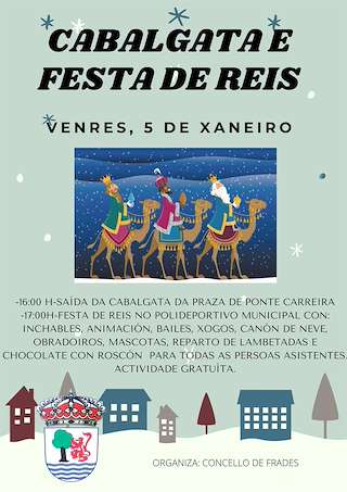 Programa de Navidad – Cabalgata de Reyes en Frades