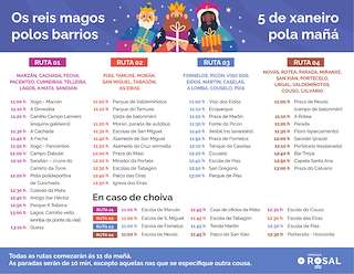 Programa de Navidad – Cabalgata de Reyes en O Rosal