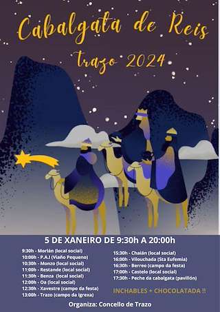 Programa de Navidad - Cabalgata de Reyes en Trazo