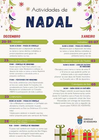 Programa de Navidad – Cabalgata de Reyes en Ribadumia