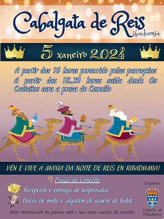 Programa de Navidad – Cabalgata de Reyes en Ribadumia