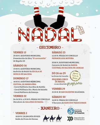 Programa de Navidad – Cabalgata de Reyes (2025-2026) en Salceda de Caselas