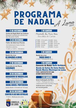 Programa de Navidad – Cabalgata de Reyes en A Lama