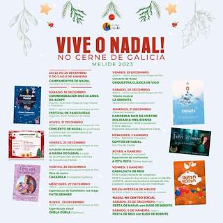 Programa de Navidad – Cabalgata de Reyes (2025-2026) en Melide