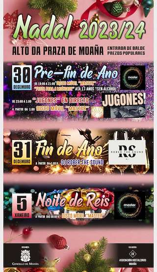 Programa de Nadal - Cabalgata de Reis (2025-2026) en Moaña