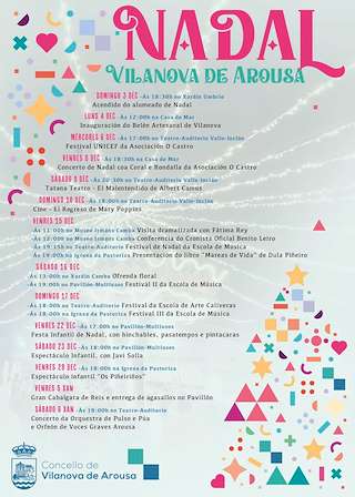 Programa de Navidad – Cabalgata de Reyes en Vilanova de Arousa