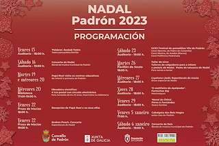 Programa de Nadal - Cabalgata de Reis (2025-2026) en Padrón