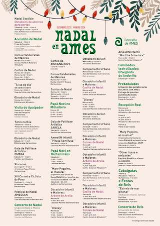 Programa de Nadal - Cabalgata de Reis (2025-2026) en Ames