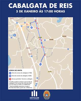 Programa de Navidad – Cabalgata de Reyes en Soutomaior