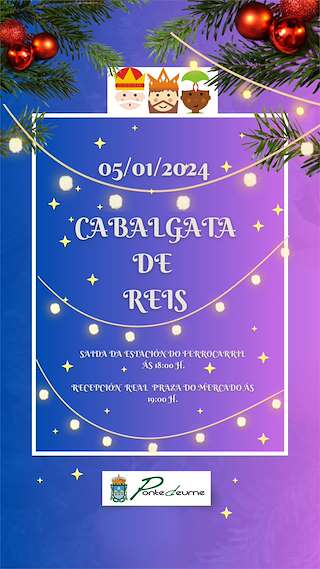 Programa de Navidad – Cabalgata de Reyes en Pontedeume